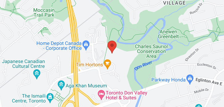 map of #1202 -75 WYNFORD HEIGHTS CRES